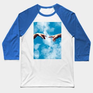 Michelangelo Creation of Adam T-Shirt Baseball T-Shirt